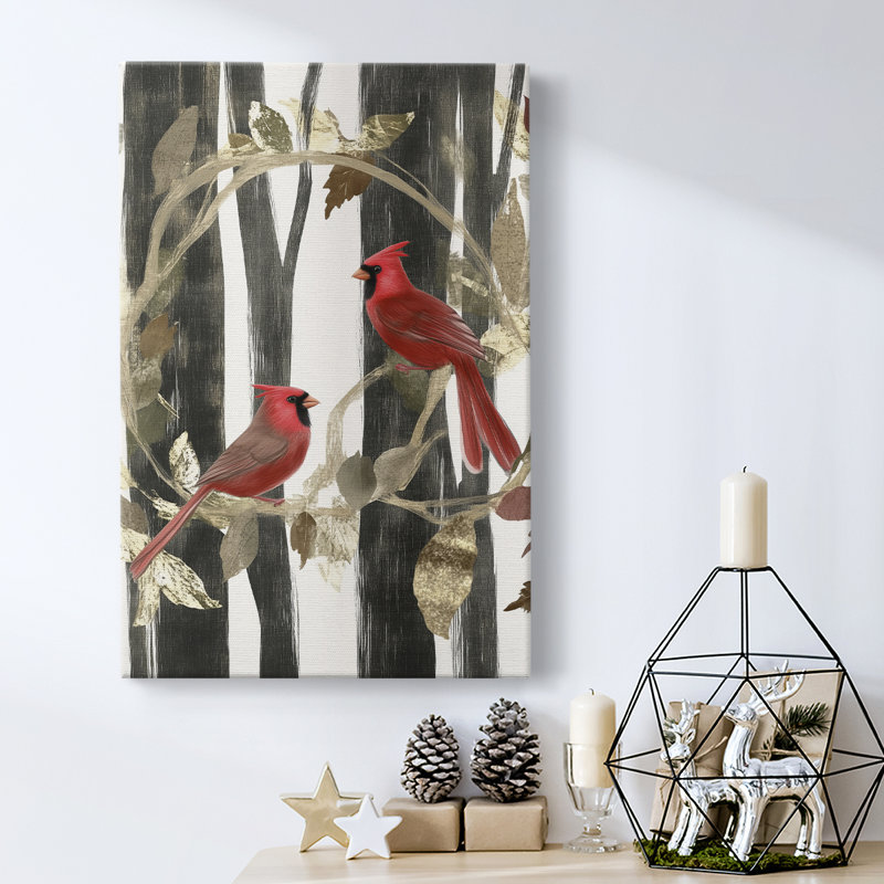 Art des Fêtes de Noël - Toile tendue avec châssis CDVI, H 36 po x l 24 po