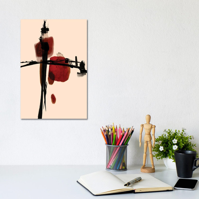 Asian Touch 1 Piece Wrapped Canvas Painting, 20.32 cm H x 30.48 cm W