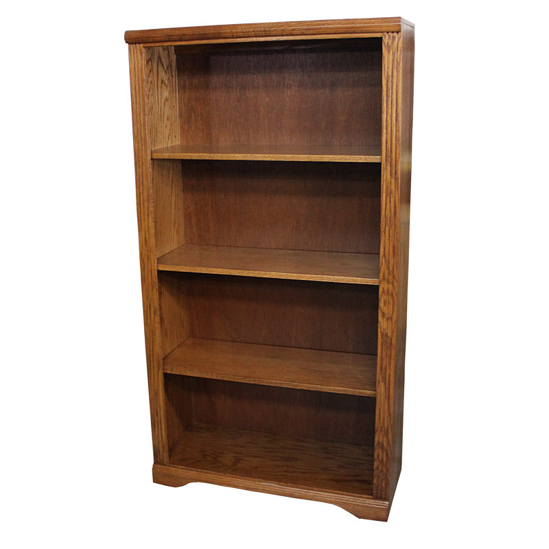 Bibliothèque standard en bois massif H 60 "x l 32" Conner, Moyenne