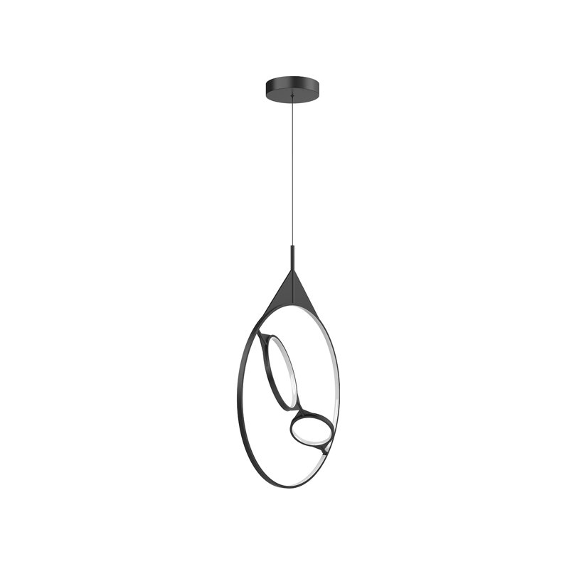 Serif 3 - Light LED Chandelier, 152.88" H x 23.75" W x 9.75" D