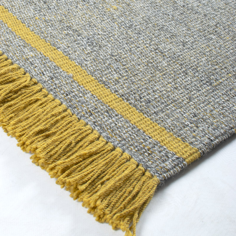 Mariska Striped Hand Woven Area Rug, Rectangle 140 x 200cm