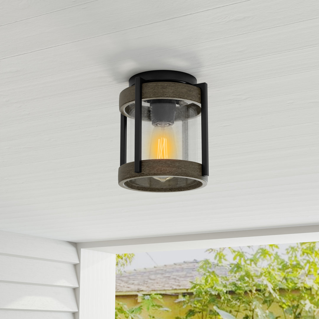 1 - Bulb Outdoor Flush Mount Progress Lighting