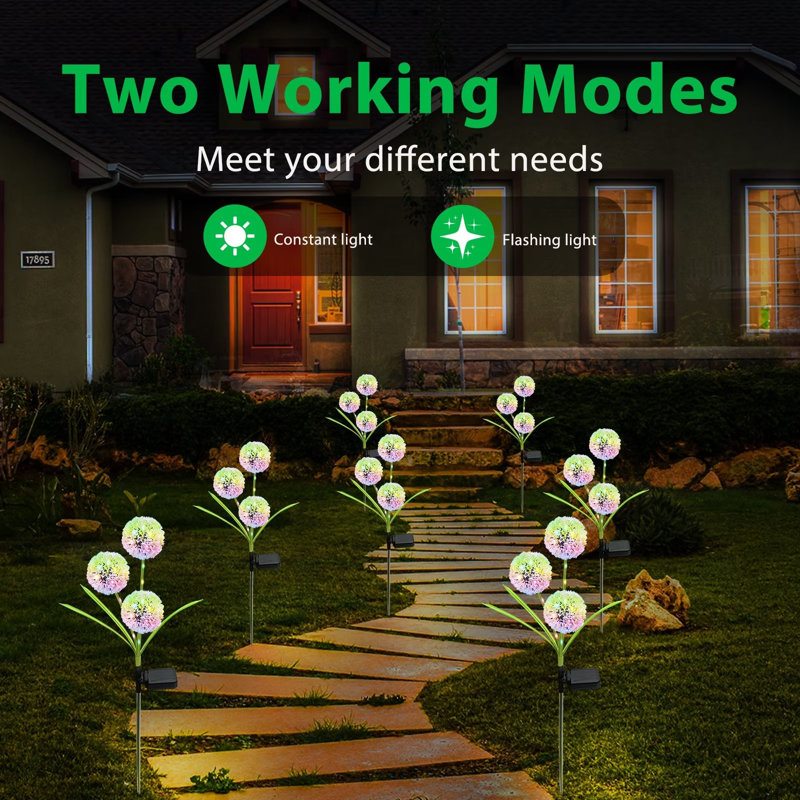 Green Low Voltage Solar Powered Integrated LED Pathway Light Pack