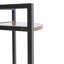 Janelle 150cm H x 42cm W Iron Corner Bookcase