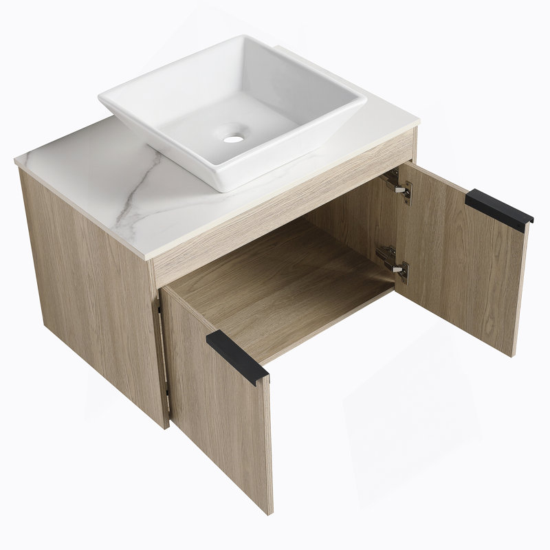Ensemble de meuble-lavabo moderne 30 "avec lavabo en céramique