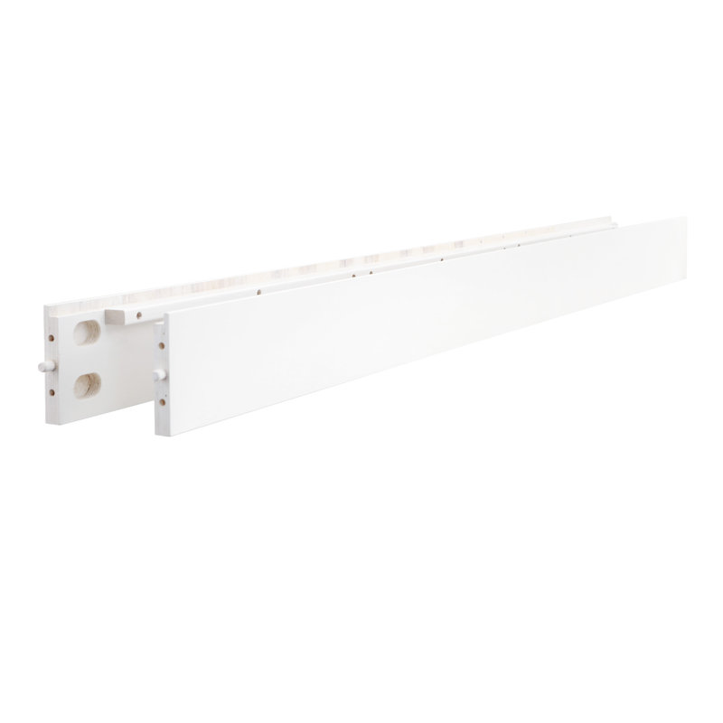 Rails pour lit double, Blanc pur