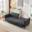 Hansfried 83.8'' Upholstered Convertible futon Sofa bed-192022324