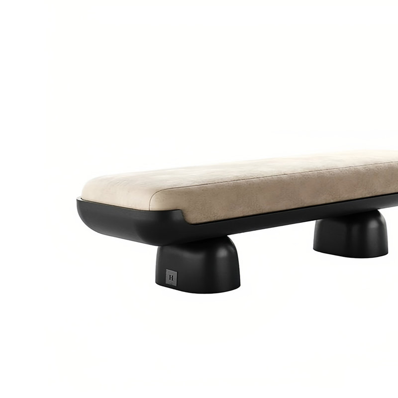 Banc de bout de lit italien de luxe, H 17,71 po x l 78,74 po x P 15,74 po