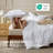 Bedsure 100% Washed Cotton Duvet Cover Full Set -  Minimalist Cotton Beding Set For All Season（set of 3）-125402759-125402768