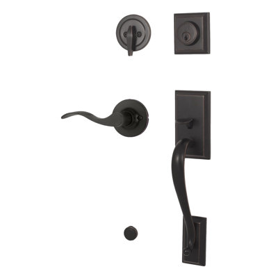 Handle With Lever And Deadbolt Entry Set