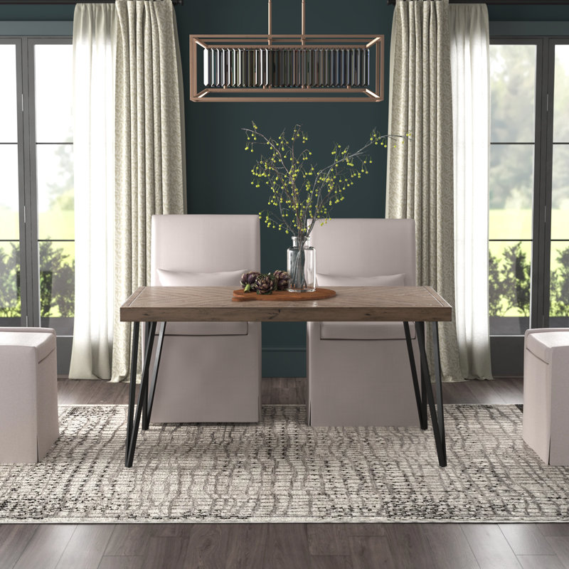 Swanscombe Metal Base Dining Table