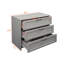 Lit mezzanine simple gris avec espace de rangement spacieux et fonctionnel. Structure solide en bois massif. Maximisez l'efficacité de votre chambre à coucher. Barrière de sécurité. Pas besoin de boîte à ressorts pour un rangement efficace.