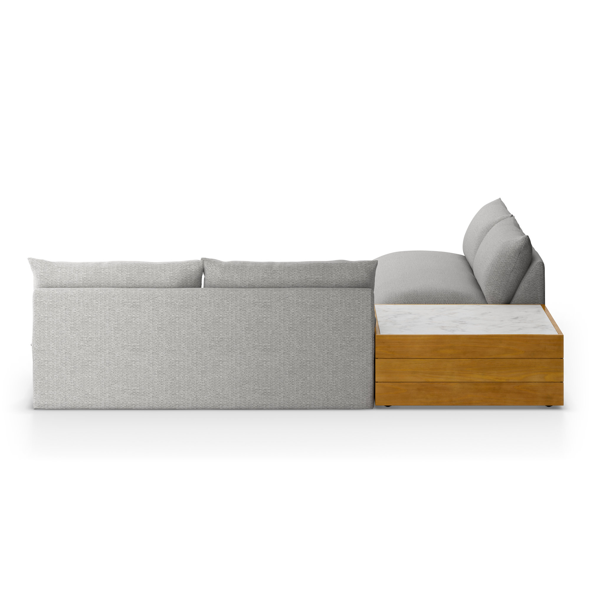 Irida 4 - Person Patio Conversation Set with Cushions, Gray