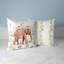 Love Elephant Abstract Reversible Throw Pillow-1699184439