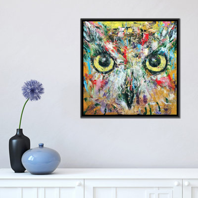 « mystic hibou », reproduction d’art sur toile