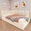 Lit de jour rembourré avec rangement hydraulique et panneaux latéraux réglables-1278358945