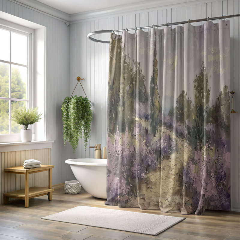 Rideau de douche Gabrianna, H 74 po x l 71 po