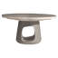 Sereno Round Walnut Wood Dining Table