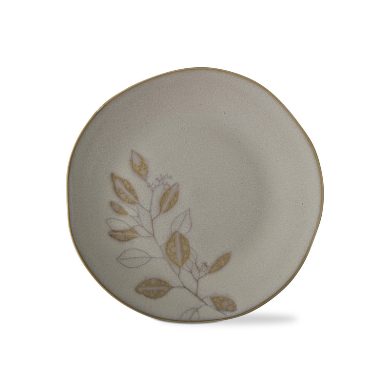 Assiette à apéritif eucalyptus