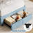 Upholstered Platform Bed With Large Storage Drawer And Bookcase Headboard, Twin-645464260