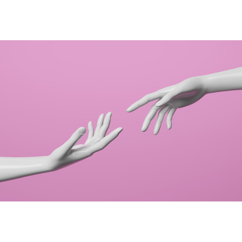 Mannequin Hands by -slav- - Wrapped Canvas Print, 30cm H x 46cm W