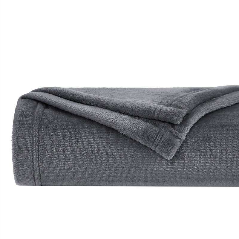 Surdimensionné douillet en micro-molleton Southshore Fine Linens, Simple, Ardoise