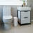 Itouchless 3 Gallon Sensor Bathroom Trash Can, 10 Litre Slim Touchless Small Smart Bedroom Garbage Waste Basket Bin With Motion Lid-100400849