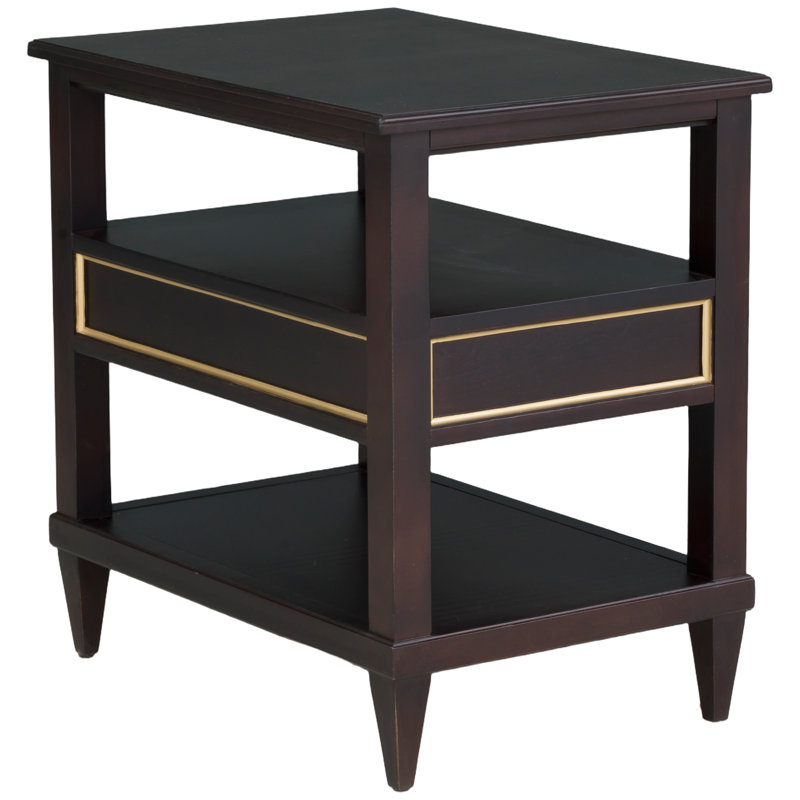 Matteo End Table, Café Mocha