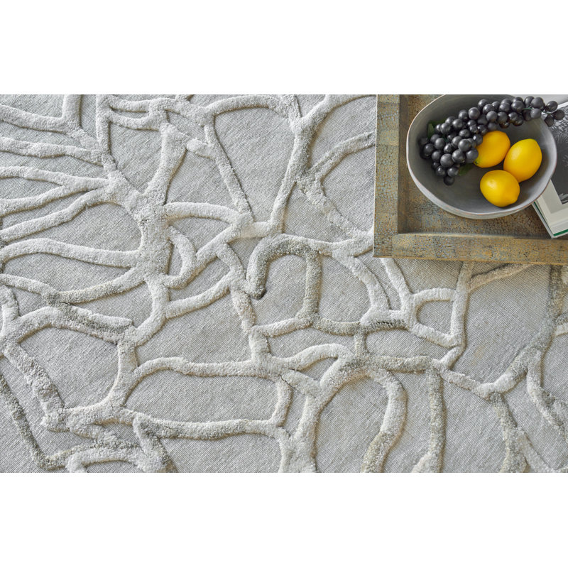 Goudy Abstract Area Rug, Rectangle 8' x 10'