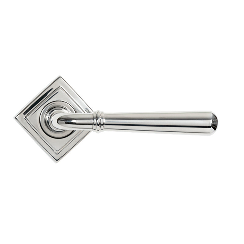 Single Dummy Door Handle, Polished Marine