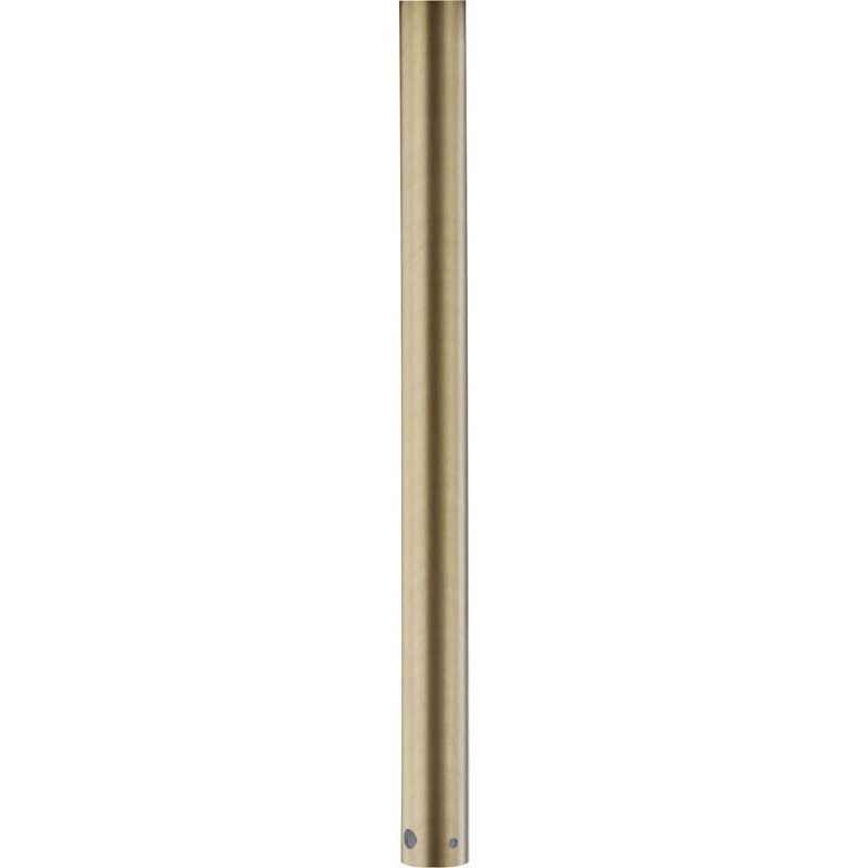 Painted Nickel Ceiling Fan Downrod, 36" H x 0.75" W x 0.75" D, Vintage Brass