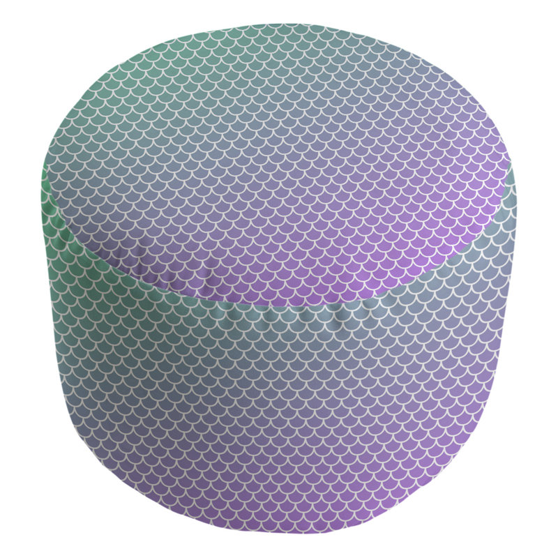 Repose-pieds Avicia, Citron vert / mauve