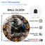 Magnifique œuvre d'art, horloge murale 12 po