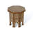 Bone Inlaid Teak Side Table