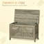 Banc de rangement de salon, banc de rangement, table de vestibule, banc de chambre