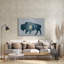 Art mural en verre épique «Buffalo Silhouette» par Life BeautifuLEE, 36 po x 24 po-519737481
