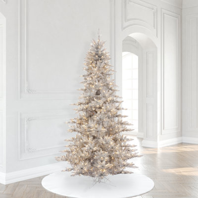 Tinsel Silver Fir Artificial Christmas Tree