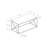 Coffee Table, Accent, Cocktail, Rectangular, Living Room, 40"1, Grey Laminate, Black Metal, Contemporary, Modern-2000053997-2000053996-2000053995