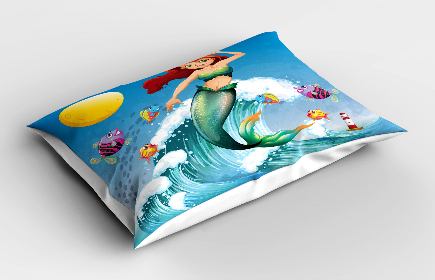Ambesonne Fish Mermaid Sham | Wayfair