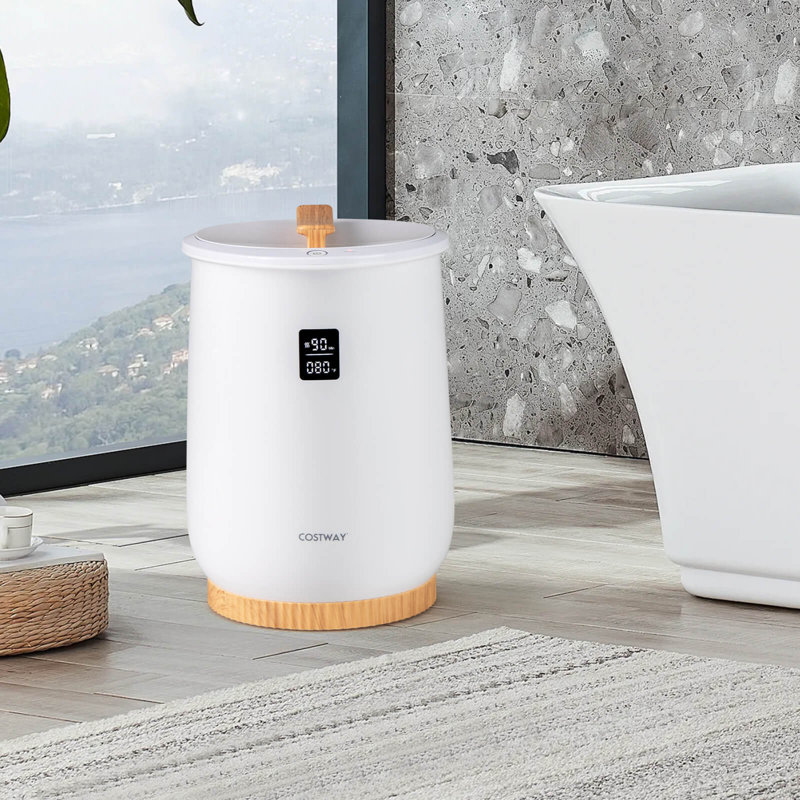 Chauffe-serviettes 20 pi avec porte-parfum Costway