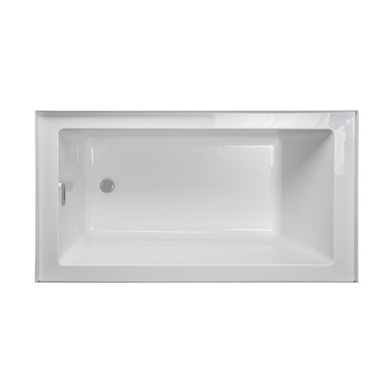 Baignoire de trempage 60 "x 32" avec drain à gauche Comfort Linea ™, Blanc, Gauche