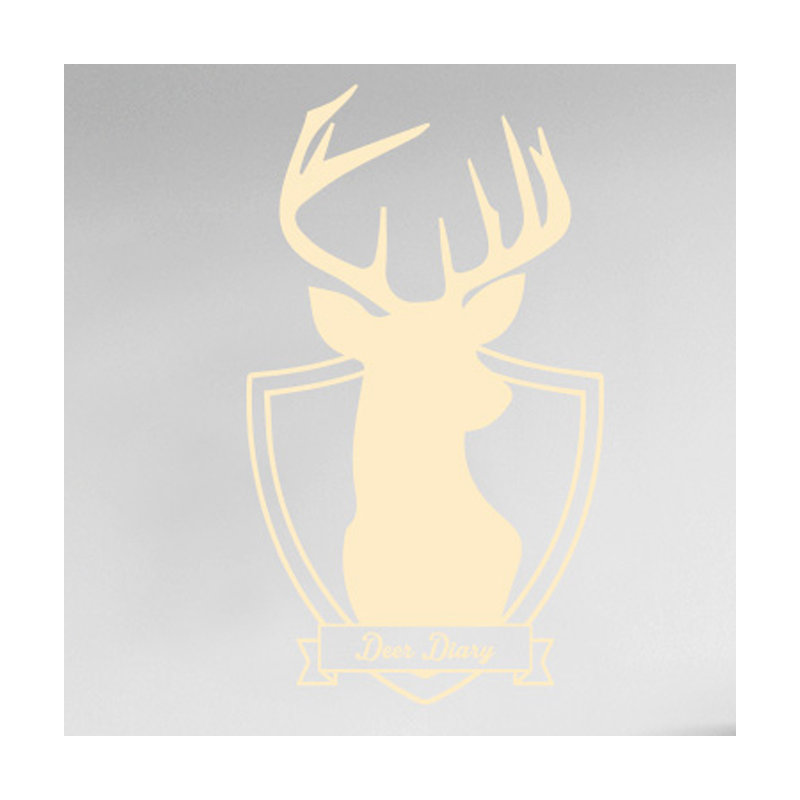 Animals Wall Decal, Medium, Beige
