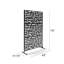 Ensemble de paravents en plastique noir Screen Series