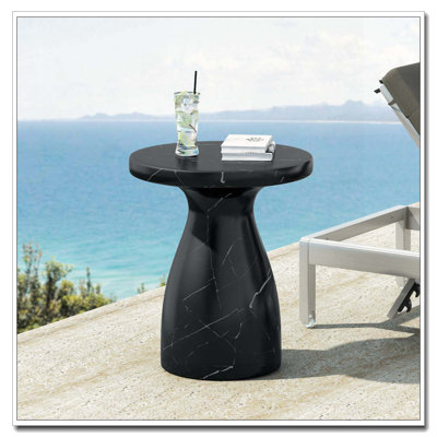 Outdoor Concrete Patio Side Tablbe