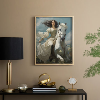 WOMEN Series CMXLIX Framed Print - Solid Wood