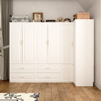 Wardrobe Set With Strong Storage And Elegent Design by Latitude Run