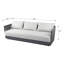 Ensemble de chaises pivotantes pour 5 personnes avec coussins Sunbrella Capri