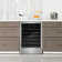 Cosmo Lumin Collection 24 in. 52-Bottle Single Zone Compressor Wine Cooler, Digital Controls, LED Lighting, Stainless Steel