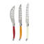 French Home 3 Piece Laguiole Pizza, Tomato, And Cheese Knife Set ,Tuscan Sunset