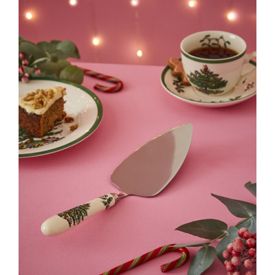 Spode Christmas Tree Cake Knife/Server 10"